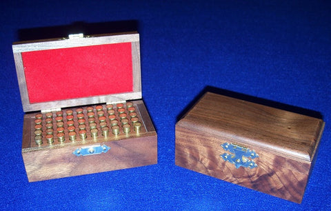 Ammunition Boxes--Walnut