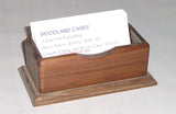 Executive business card holder-shown in walnut